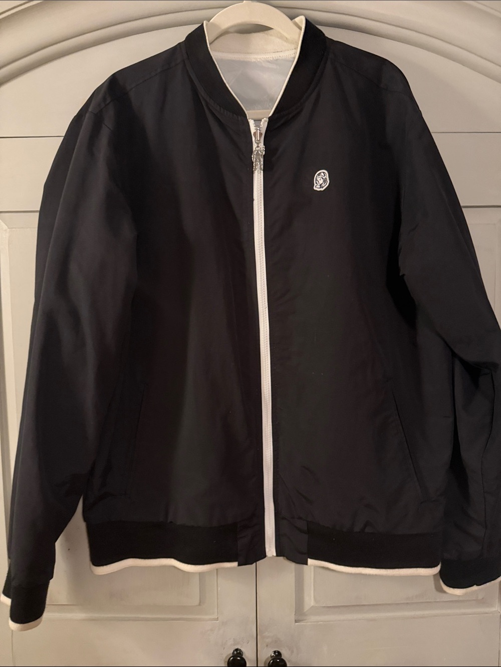 Billionaire Boys Club Black Bomber Jacket with White Trim